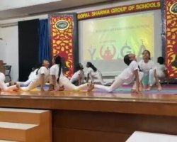 International Yoga day celebration year 24-25